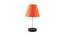Evan Orange Table Lamp with Metal Base (Orange) by Urban Ladder - Front View Design 1 - 739788