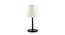 Edmund White Table Lamp with Metal Base (White) by Urban Ladder - Front View Design 1 - 739865