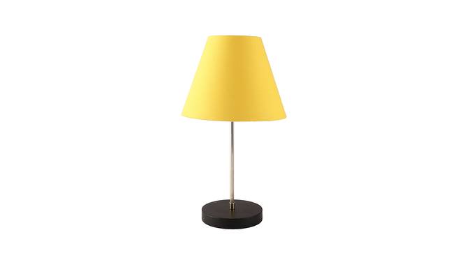 Morgan Yellow Table Lamp with Metal Base (Yellow) by Urban Ladder - Front View Design 1 - 739965