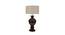 Fenella Khadi Table Lamp with Wooden Base (Beige) by Urban Ladder - Front View Design 1 - 739987