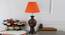 Catriona Orange Table Lamp with Wooden Base (Orange) by Urban Ladder - Design 1 Side View - 740014