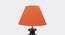 Catriona Orange Table Lamp with Wooden Base (Orange) by Urban Ladder - Ground View Design 1 - 740048