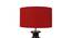 Ean Red Table Lamp with Wooden Base (Red) by Urban Ladder - Ground View Design 1 - 740050