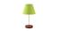 Jason Green Texture Table Lamp with Alluminium Base (Green) by Urban Ladder - Front View Design 1 - 740093