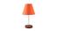 Douglas Orange Table Lamp with Alluminium Base (Orange) by Urban Ladder - Front View Design 1 - 740137