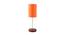 Nathanael Orange Table Lamp with Alluminium Base (Orange) by Urban Ladder - Front View Design 1 - 740149