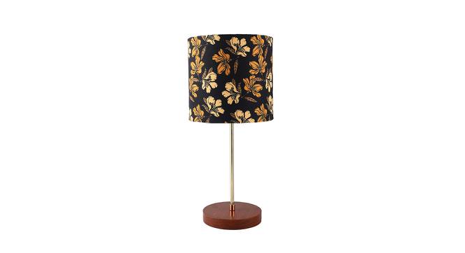 Ulysses Golden Floral Table Lamp with Alluminium Base by Urban Ladder - Front View Design 1 - 740153