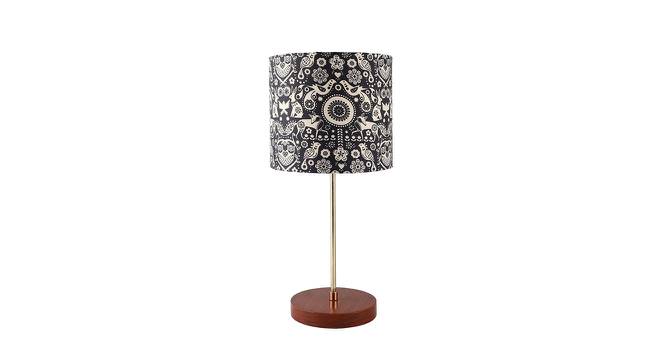 Salvatore Nandi Floral Table Lamp with Alluminium Base by Urban Ladder - Front View Design 1 - 740155