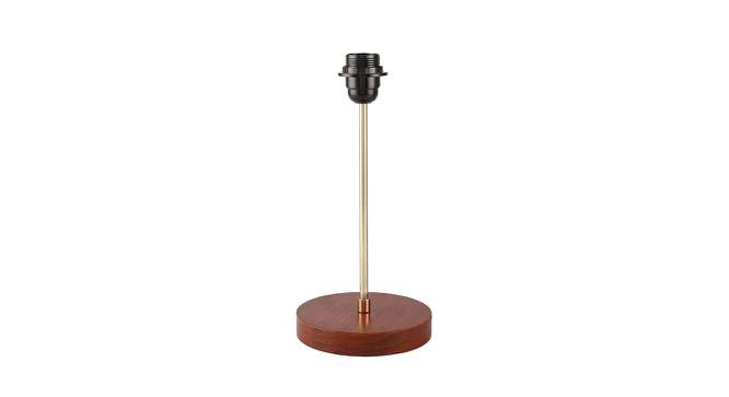Ulysses Golden Floral Table Lamp with Alluminium Base by Urban Ladder - Design 1 Side View - 740187