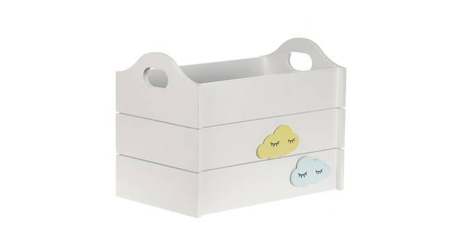 Open Box Cloud (White, White Finish) by Urban Ladder - Front View Design 1 - 740303