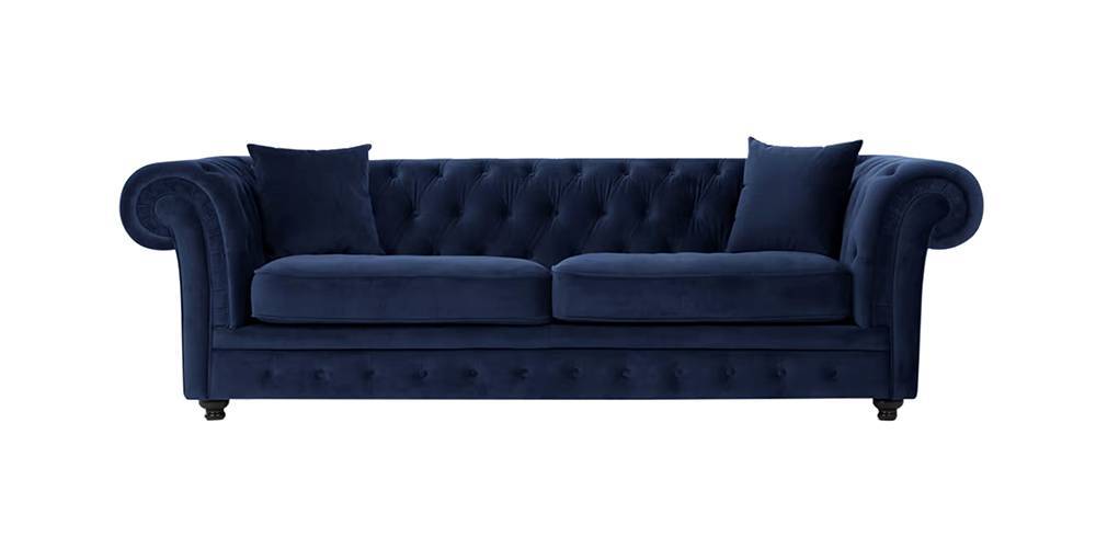 Manchester Fabric Sofa (Blue) by Urban Ladder - - 