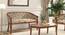 Florence Two Seater Sofa (Teak Finish, Calico Floral) by Urban Ladder - Full View - 741207