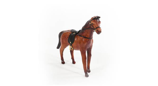 Brown   Regzine Horse Showpiece (Brown) by Urban Ladder - Front View Design 1 - 742310