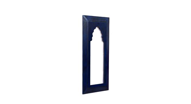 Mdf Wall Hanging Carving Frame in Blue Colour (Blue) by Urban Ladder - Front View Design 1 - 742913