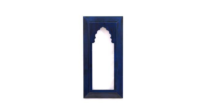 Mdf Wall Hanging Carving Frame in Blue Colour (Blue) by Urban Ladder - Design 1 Side View - 742948