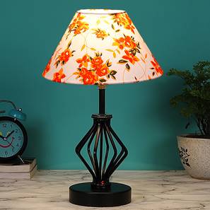 Table Lamps In New Delhi Design Alicia Multicolor Cotton Table Lamp With Iron Base