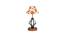 Kalani Multicolor Cotton Table Lamp With Wood And Iron Base by Urban Ladder - Front View Design 1 - 743056