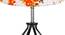 Kalani Multicolor Cotton Table Lamp With Wood And Iron Base by Urban Ladder - Ground View Design 1 - 743070