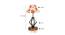 Kalani Multicolor Cotton Table Lamp With Wood And Iron Base by Urban Ladder - Design 1 Dimension - 743077