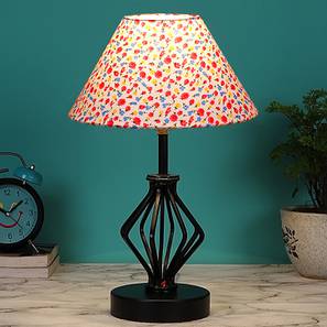 devansh Daphne Multicolor Cotton Table Lamp With Iron Base-picture-32