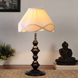 Katie Vintage Off-White Shade Table Lamp With Iron Base-image-22