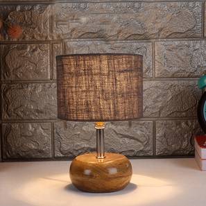 Sara Grey jute & solid wood table lamp-image-20