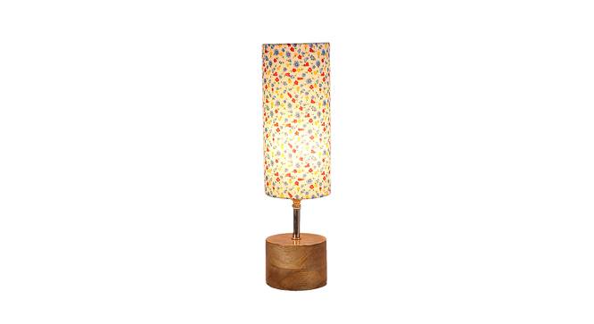 Arabella Multicolor Cotton & Solid Wood Table Lamp by Urban Ladder - Design 1 Side View - 743159