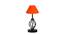 Jocelyn Orange Cotton Table Lamp With Iron Base (Orange) by Urban Ladder - Front View Design 1 - 743169