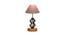 Gracelyn Grey Cotton Table Lamp With Wood And Iron Base (Grey) by Urban Ladder - Design 1 Side View - 743172