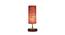 Kirby Maroon Jute Table Lamp With Brown Wood Base (Maroon) by Urban Ladder - Design 1 Side View - 743190