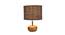 Sara Grey Jute & Solid Wood Table Lamp (Grey) by Urban Ladder - Design 1 Side View - 743195