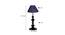 Elliott Blue Jute Table Lamp With Iron Base (Blue) by Urban Ladder - Design 1 Dimension - 743234