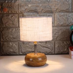devansh Juniper White jute & solid wood table lamp-picture-19