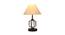 Aitana Off-White Cotton Table Lamp With Iron Base (White) by Urban Ladder - Front View Design 1 - 743302