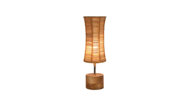 Ember Beige Bamboo & Solid Wood Table Lamp (Beige) by Urban Ladder - Design 1 Side View - 743348