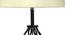 Jane Off-White Cotton Table Lamp With Iron Base (White) by Urban Ladder - Ground View Design 1 - 743368