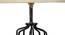 Samara Off-White Cotton Table Lamp With Wood And Iron Base (White) by Urban Ladder - Ground View Design 1 - 743373