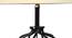 Aitana Off-White Cotton Table Lamp With Iron Base (White) by Urban Ladder - Ground View Design 1 - 743375