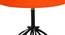Adaline Orange Cotton Table Lamp With Iron Base (Orange) by Urban Ladder - Ground View Design 1 - 743393