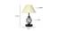 Jane Off-White Cotton Table Lamp With Iron Base (White) by Urban Ladder - Design 1 Dimension - 743413