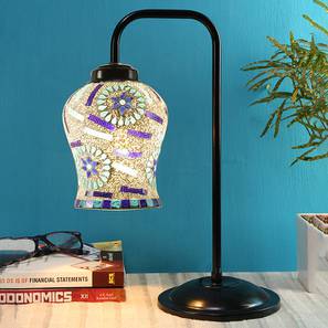 Table Lamps In Thane Design Annabelle Multi Color Mosaic Glass Iron Table Lamp