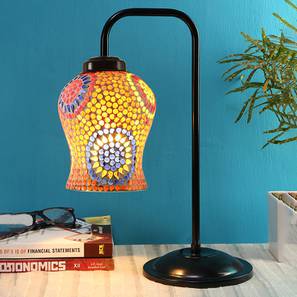 devansh Laila Multi Color Mosaic Glass Iron Table Lamp-picture-17