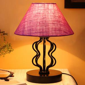 Mya Pink jute Shade Iron Table Lamp-image-12