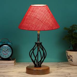Phoebe Pink Jute Table Lamp With Wood & Iron Base-image-10