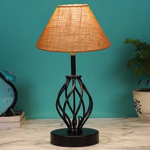 Table Lamps In Gurgaon Design Mckenna Beige Jute Table lamp with Iron Base (Beige)
