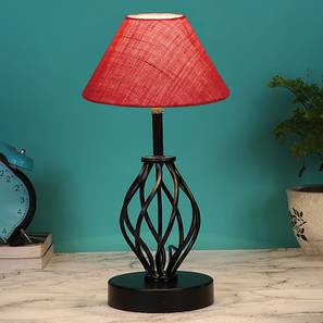 devansh Paige Pink Jute Table Lamp With Iron Base-picture-15