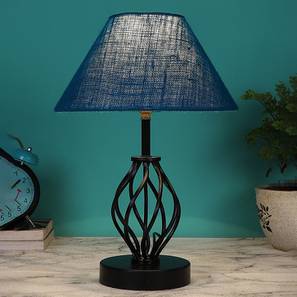 Mariana Turquoise Jute Table lamp with Iron Base-image-23