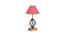 Phoebe Pink Jute Table Lamp With Wood & Iron Base (Pink) by Urban Ladder - Front View Design 1 - 743476