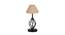 Mckenna Beige Jute Table Lamp With Iron Base (Beige) by Urban Ladder - Front View Design 1 - 743479