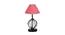 Angelina Pink Jute Table Lamp With Iron Base (Pink) by Urban Ladder - Front View Design 1 - 743484